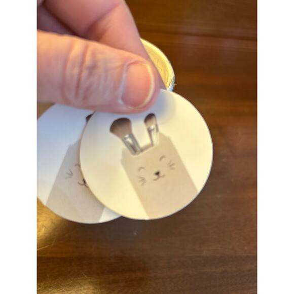 Isaac Jacobs White Ceramic Cat Makeup Brush Holder NWT - Picture 3 of 4